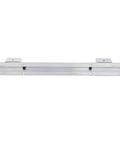 Two Piece SBR 16 Linear Guide Rails 400mm Long Set with symmetrical design in silver metal