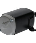 12V Electric Starter for Tecumseh Engines HH OH VH Series, replacement part for lawn mowers and small engines, black and silver casing