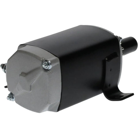 12V Electric Starter for Tecumseh Engines HH OH VH Series, replacement part for lawn mowers and small engines, black and silver casing