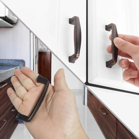 10 Pack Three And A Half Inch Oil Rubbed Bronze Cabinet Pulls With Three Inch Center To Center Mounting Holes Includes Free Screws
