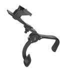 Lightweight Camera Shoulder Rig With Adjustable Shoulder Pads And Mount Plate For Pro Video Stabilization, side view.