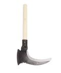High Manganese Steel Double Sickle Handheld Scythe For Grass Cutting Tree Pruning And Rice Harvesting Durable Easy To Use Garden Tool