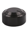 3 Pack Solid Aluminum Volume Control Knobs CNC Machined For Stereo Amps And Home Audio Rigs 30X16mm Heavy Duty Rotary Knobs black rotary knob with textured grip.