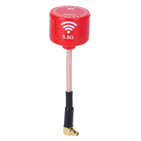 Red Bendable High Gain 5.8GHz LHCP Antenna For RC Drones Directional FPV Antenna With UFL Connector 3dBi Boost Pro Grade