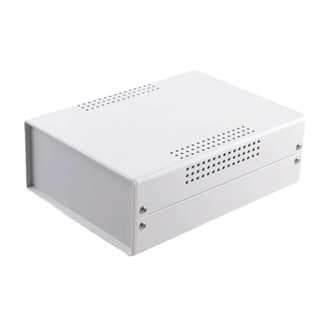 Tough As Nails Industrial Enclosure Box For Wire Junction And Distribution Control With ABS Panel, white iron body and panels