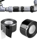 Self Fusing Silicone Tape 16.4ft Waterproof Heat Resistant Repair Tape for Emergency Fixes shown near plumbing pipe