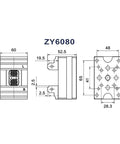 Pro Grade Self Centering Cnc Vise Featuring Four Turn Table Fixture And Concentric Flat Nose Jaws dimensions and design drawing