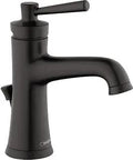Joleena 4771670 1.2 GPM Single Hole Faucet With Pop Up Drain 7.75 Inch Tall Matte Black EcoRight Water Saving Tech Durable Ceramic