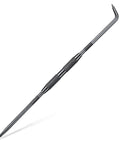 Double Pointed Carbide Scribe Tool Heavy Duty Metal Marking Pen For Welding Glass Ceramics Sheet Metal showing matte black finish and hex base.