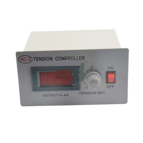 XC I Manual Tension Regulator For Industrial Magnetic Powder Brake Machinery DC 24V 0 to 4A Controller with tension dial