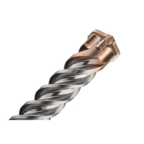 Close-up of Pro Grade SDS Max Rotary Hammer Drill Bit 1 Inch By 31 Inch By 36 Inch With 4 Cutter Head Full Carbide Iron Blast Technology