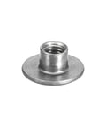 Top Rated M6 Tee Nuts 24 Piece Set Carbon Steel Weld Flange Inserts with Round Base and Through Hole Design.