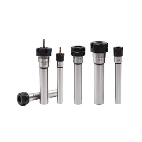 Battle Tested CNC Milling Extension Rod With Heavy Duty ER Collet Sleeve, various sizes and designs for stability in milling.