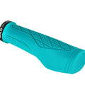 Ergonomic Mountain Bike Grips With Palm Pad For All Day Comfort And Pain Relief Non Slip Lock On Handlebar Grips Turquoise