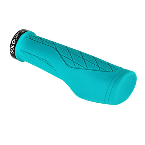 Ergonomic Mountain Bike Grips With Palm Pad For All Day Comfort And Pain Relief Non Slip Lock On Handlebar Grips Turquoise