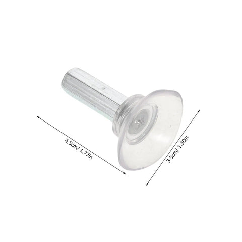 Meat Grinder Replacement Parts With Machine Base Screw, 2 Sets, Stainless Steel Grinder Suction Base, Easy Installation, Stable Performance For Meat Shaving Tools And Food Slicing Assistants, 4.5cm silver