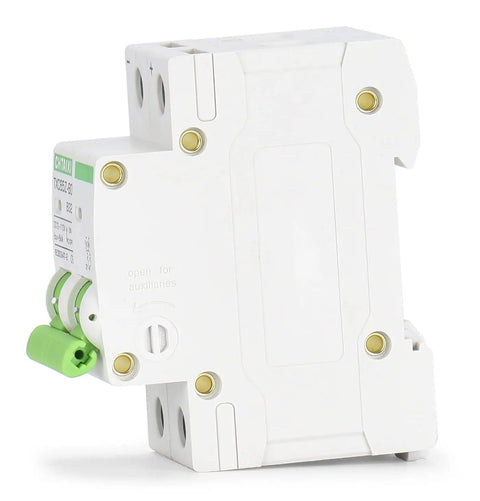 12V-110V DC Miniature Circuit Breaker, 15 Amp 2-Pole Battery Protector For Solar PV Systems And RVs, Thermal Magnetic Trip
