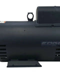 Top Shelf 7.5 Hp Electric Motor Replacement For One Phase Air Compressor 184T Frame, heavy duty black motor with silver shaft.