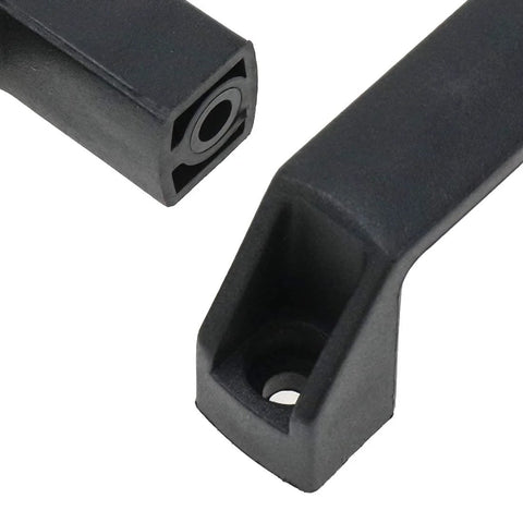 Black Plastic Cabinet Handles For Doors And Drawers With Three And A Half Inch Hole Center Spacing Built To Last Tough As Nails