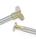 Solid 1/2 Inch Shank Drawer Pull Router Bit For Woodworking Pros That Carves Perfect Curved Finger Grooves In Oak Or Pine At The Shop Today, showing two router bits.