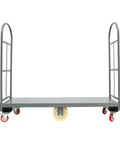 Beefy Heavy Duty 2000 Lb U Boat Cart Platform Truck Dolly For Warehouse Moving And Material Handling, Steel Frame With A 2mm Thick Platform, Durable Utility Cart For Boxes Equipment And Supplies, front view