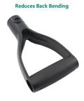 Y Shaped Shovel Grip Handle Replacement Easy Grip Ergonomic PVC Spade Handle Fits Lawn Garden Shovels 32mm Inner Diameter