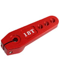 18T Metal Servo Rocker Arm Steering Horn For 60 To 160 Kg Servos, 1.77 Inch red steel RC car part