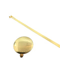 Adjustable Clock Pendulum Bob 2 3/4 Inch Diameter 15 Inch Length Replacement Part For Clock Movements DIY Clock Assembly Kit