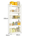 Workhorse 5 Tier Heavy Duty Metal Wire Shelving Rack With Adjustable Heights Supporting 200 Pounds Per Shelf for Rough Garage Tasks and Smooth Kitchen Organization Setup in Basement or Warehouse, 180cm tall with organized storage.