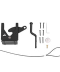 Heavy Gauge Iron Fence Lock With Self Locking Gate Latch And Adjustable Pull Cable Locks dead tight security gear parts layout.