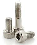 Close-up of 10 Pack Hex Socket Head Cap Screws Set M10 M12 M14 M16 M18 M20 Fully Threaded Grade 12.9 Carbon Steel.