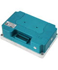 Professional Programmable Motor Controller For Electric Scooter Speed Boost with a teal casing and metal base.