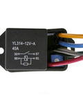 Upgrade Your Ride With This Heavy Duty Engine Cooling Fan Module Relay Switch With Colorful Wires for Easy Installation.