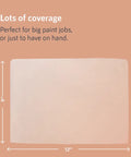 Bulk 30 Pack Painter Plastic Drop Cloths For Painting 9x12 Tarp Plastic Sheeting Floor And Furniture Protection shown flat