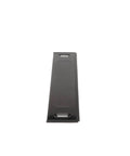 Bottom Toe Kick Panel With Door Seal Replacement For Dishwashers That Stops Leaks Under The Unit, Restores Front Seal, black view