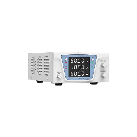Beefy 600W DC Power Supply 0-60V 0-10A Adjustable Lab Bench Unit With High Switching For Electronics Repair And Testing, front view