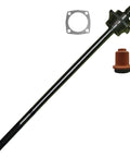 Kickass Heavy Duty Tractor PTO Shaft Kit With Complete Hub Assembly Gasket And PTO Cap For Classic Farm Machinery Replacement Parts Built Like A Damn Tank Today - features black steel shaft, sealing gasket, and weather-resistant cap.