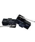 Heavy Duty Long Hinge Roller Lever Microswitch Rocker Type Z-15GW2-B 1NO 1NC 15A 250V High Current Control Switch For Machine Tools Cranes Electrical Equipment Automation Appliances, angled view