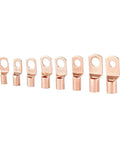 Get This Cool 60 Pc Copper Cable Crimp Terminal Connector Kit With Sc6-25 Wire Lug Ring Connectors Perfect For Wiring Jobs And Making Solid Electric Connections On Your Vehicle Or Home Project Today. set of copper ring lugs