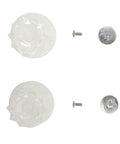 Clear Acrylic Tub And Shower Faucet Handles For Contessa And Windsor Faucets Fits Price Pfister, screws included