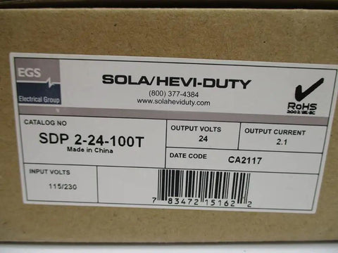 SDP2-24-100T Power Supply 115 230 VAC Input 1.1 A 0.7 A OEM NSMP New Surplus Factory Sealed NSNP NUPI REMAN Packaging