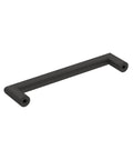Matte Black Revolve Cabinet Pull 5-1/16 Inch Center To Center For Modern Cabinets And Drawers Ideal For Kitchen Bathroom And Furniture Hardware