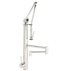 Gantry Series Stainless Steel Kitchen Sink Faucet Single Handle High Arc Pull Down Sprayer with swivel spout and sleek design.
