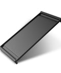Dang Solid Heavy Duty Cast Iron Griddle Replacement Center Plate For Gas Range Stove Top Grid flat surface, 15x9 inch black cast iron.