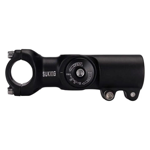 31.8mm Adjustable 60mm Mountain Bike Stem Beef Up Your Ride With 0 To 90 Degree Riser, Lightweight Aluminum CNC Forged