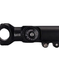 Adjustable 60mm Mountain Bike Stem 0 To 90 Degree Aluminum Alloy CNC Forged 25.4mm Handlebar Clamp sleek black finish