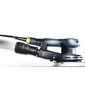 Side view of 6 Inch Random Orbital Sander with Stepless Speed Control and Constant Speed Under Load EC Technology and Pad Brake