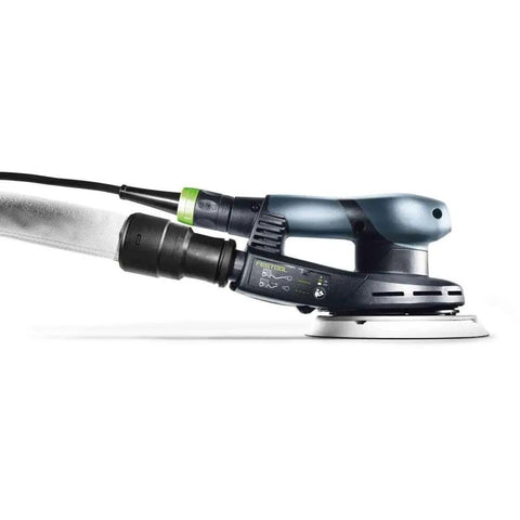 Side view of 6 Inch Random Orbital Sander with Stepless Speed Control and Constant Speed Under Load EC Technology and Pad Brake