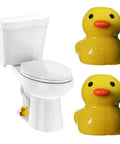 Sweet Ceramic Duck Toilet Bolt Covers For A Fresh Bath Swap Dope Screw Caps With Easy Install And Zero Fuss Upgrades Your Sanitary Hardware Today on a white toilet.