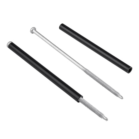 Twenty Piece Rock Solid Seven Inch Gutter Screws With Rust Resistant Metal Ferrules And Dead Simple Driving Tool For Zero Hassle Eave Gutter Fastening And No Sagging Headache Free Fix